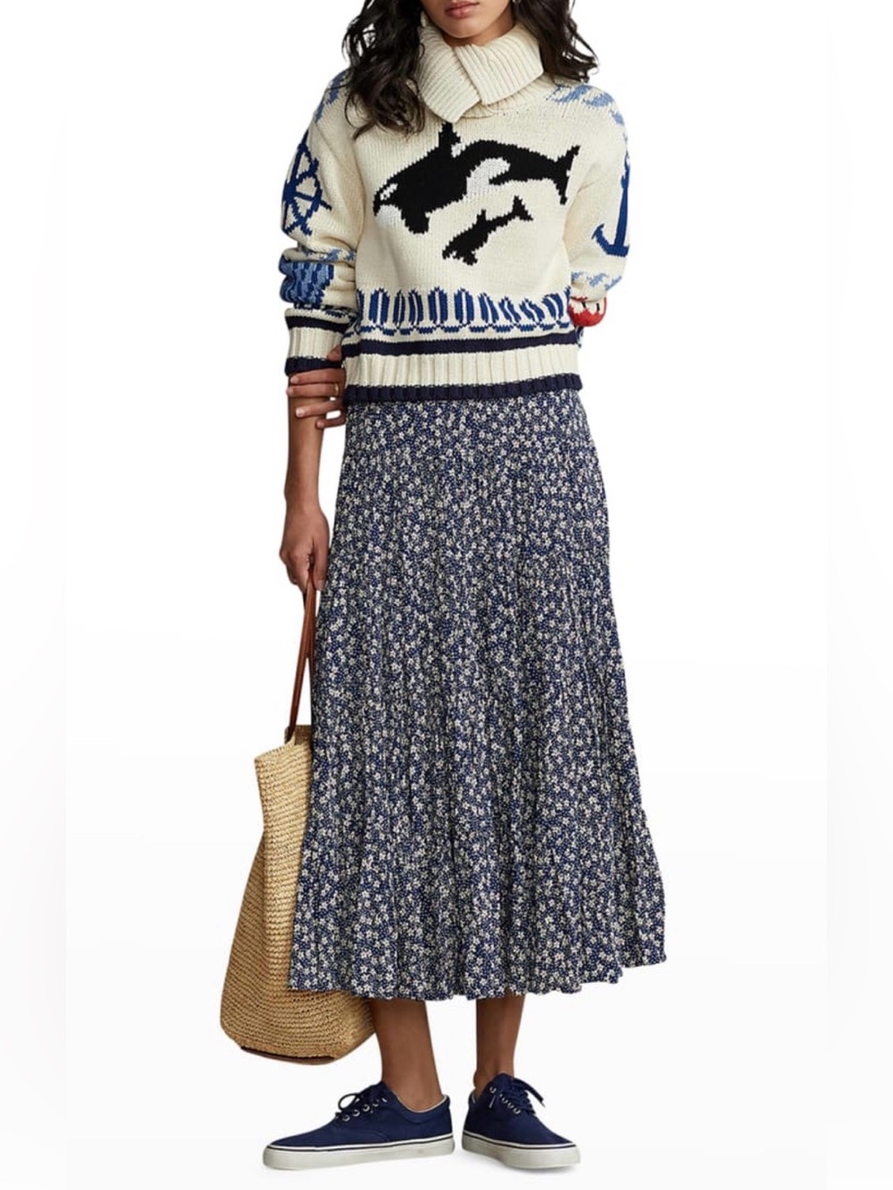 POLO RALPH LAUREN
Floral Tiered Midi Skirt In Summer
Floral
